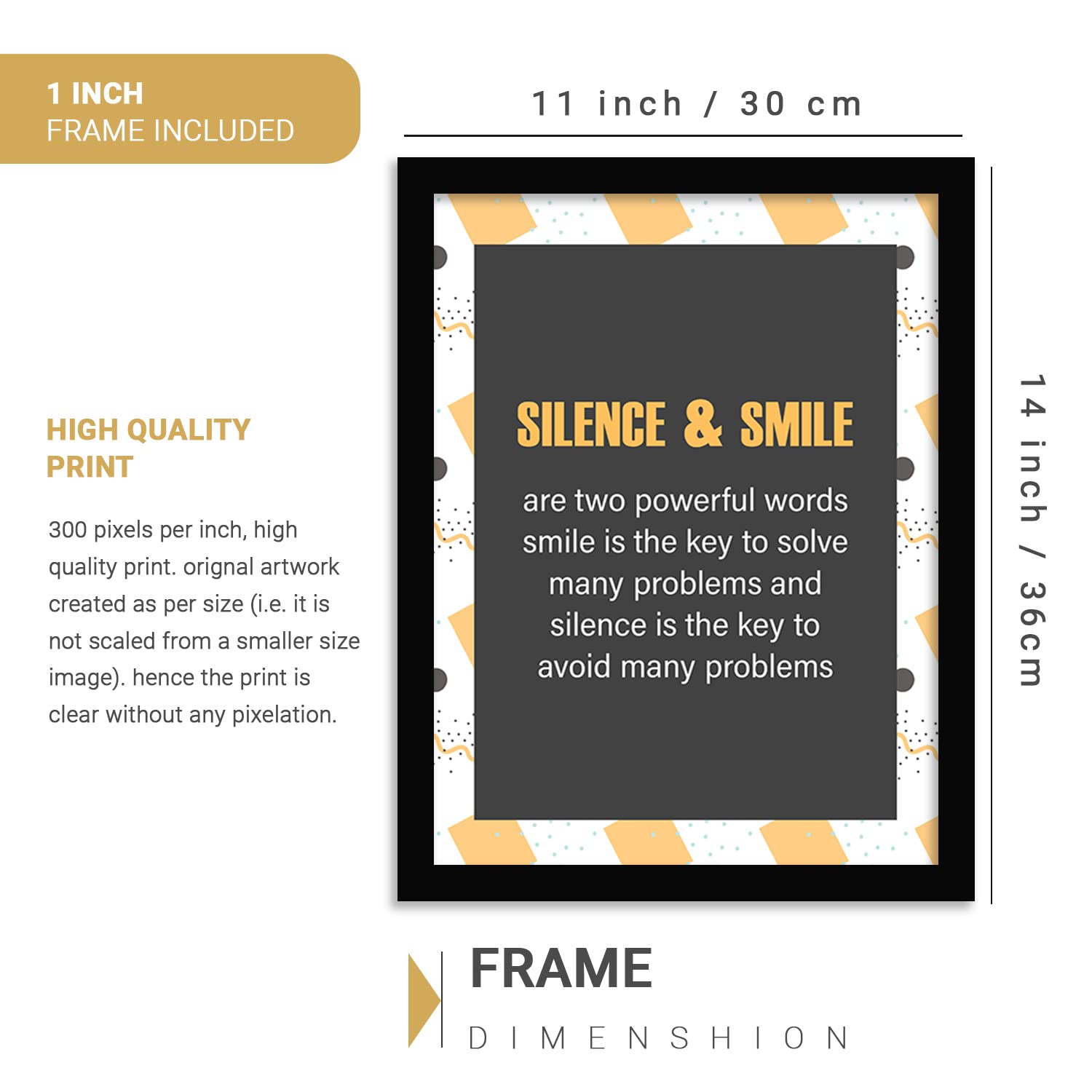 Motivational Framed Posters with Frame-Kotart