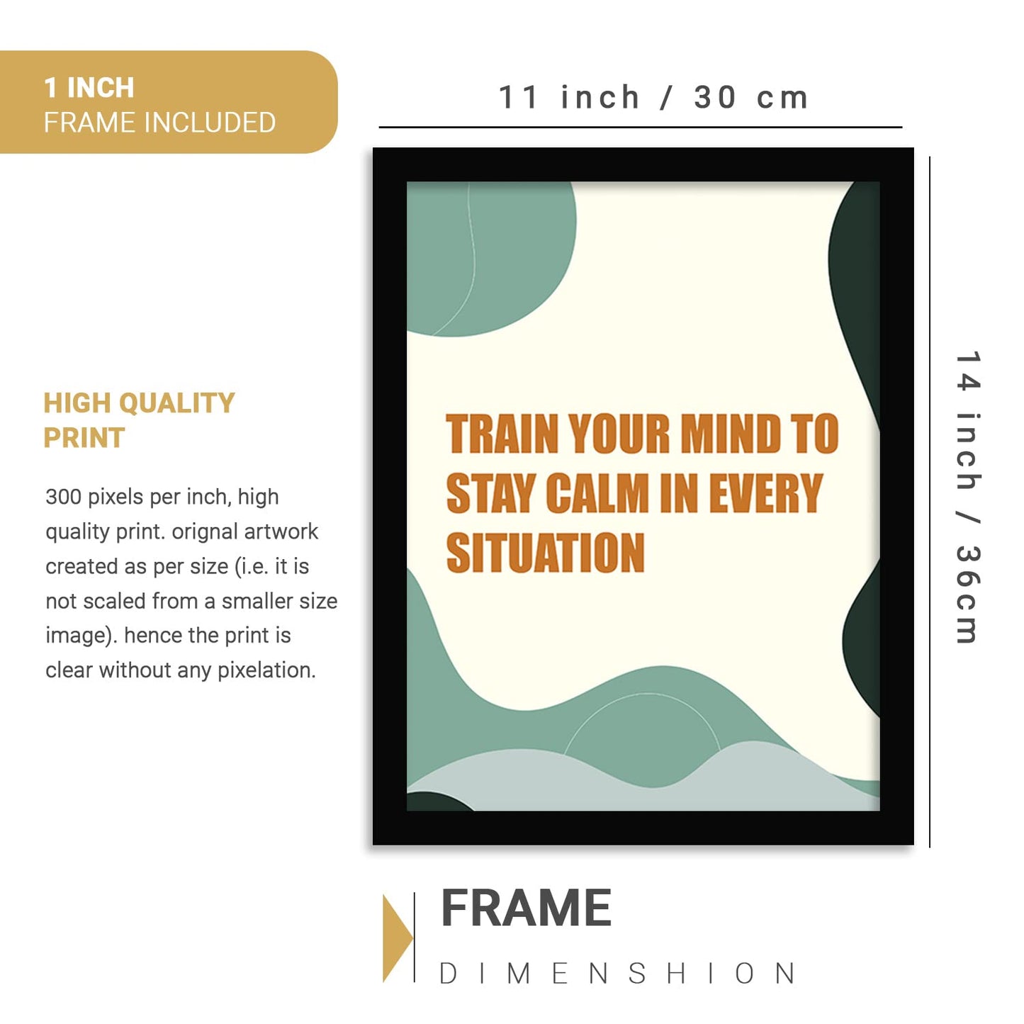 Motivational Posters with Frame-Kotart