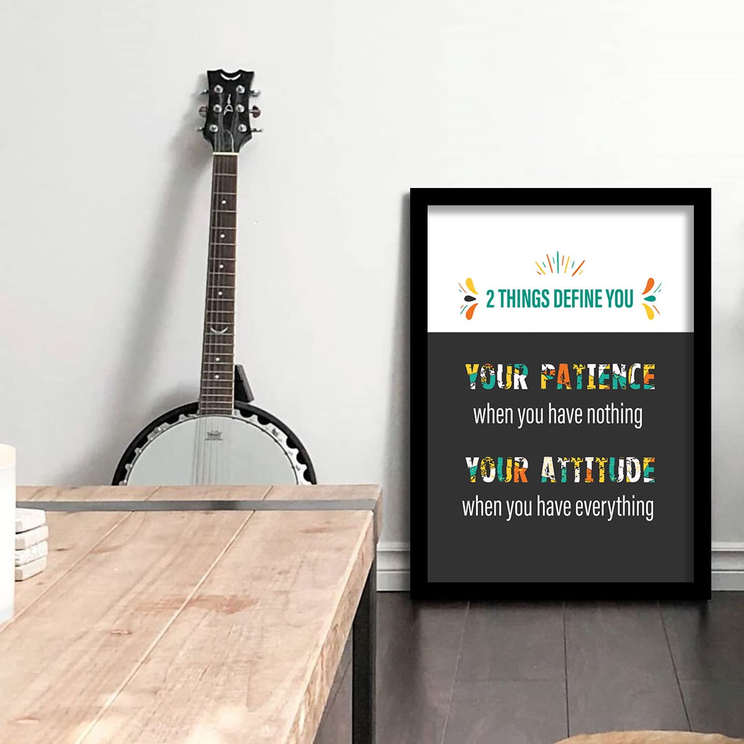 Motivational Quote Framed Poster for Home and Office Wall Decor-Kotart