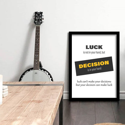 Motivational Quote Framed Wall Poster-Kotart