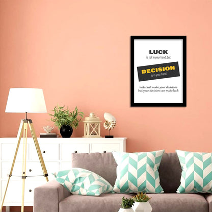 Motivational Quote Framed Wall Poster-Kotart