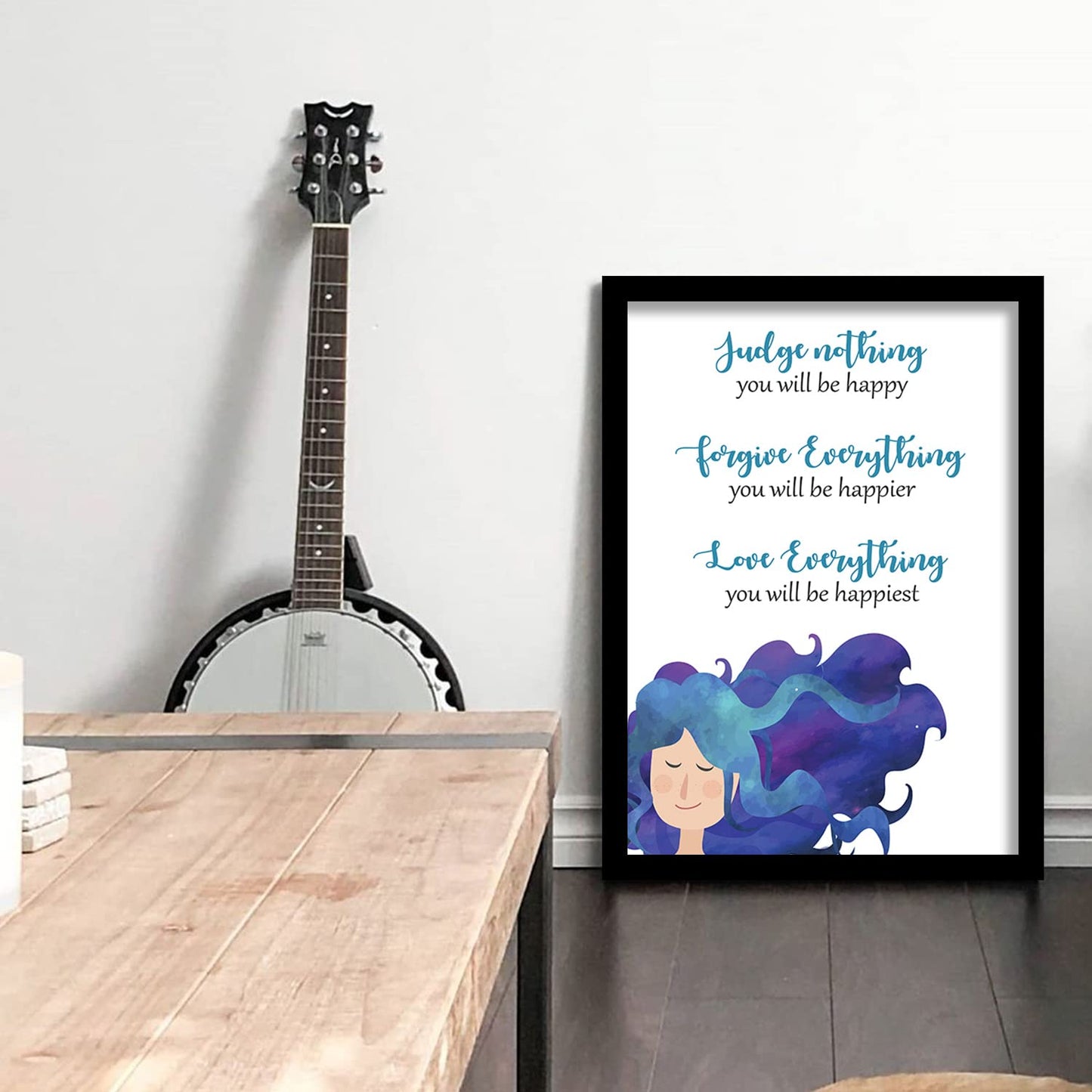 Motivational Quote Framed Wall Poster with Frame-Kotart