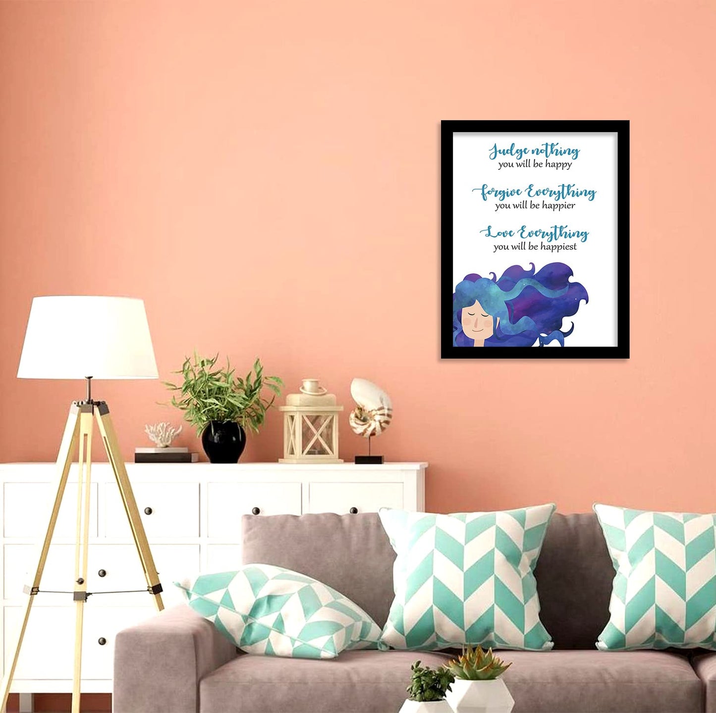 Motivational Quote Framed Wall Poster with Frame-Kotart