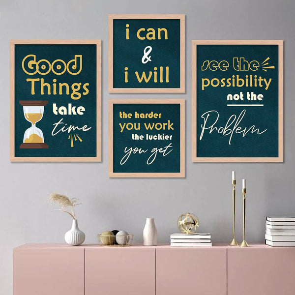 Motivational Quotes Framed Posters – Kotart