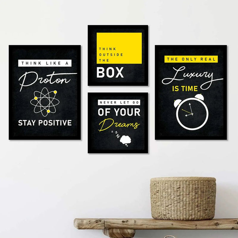 Motivational Quotes Framed Posters-Kotart