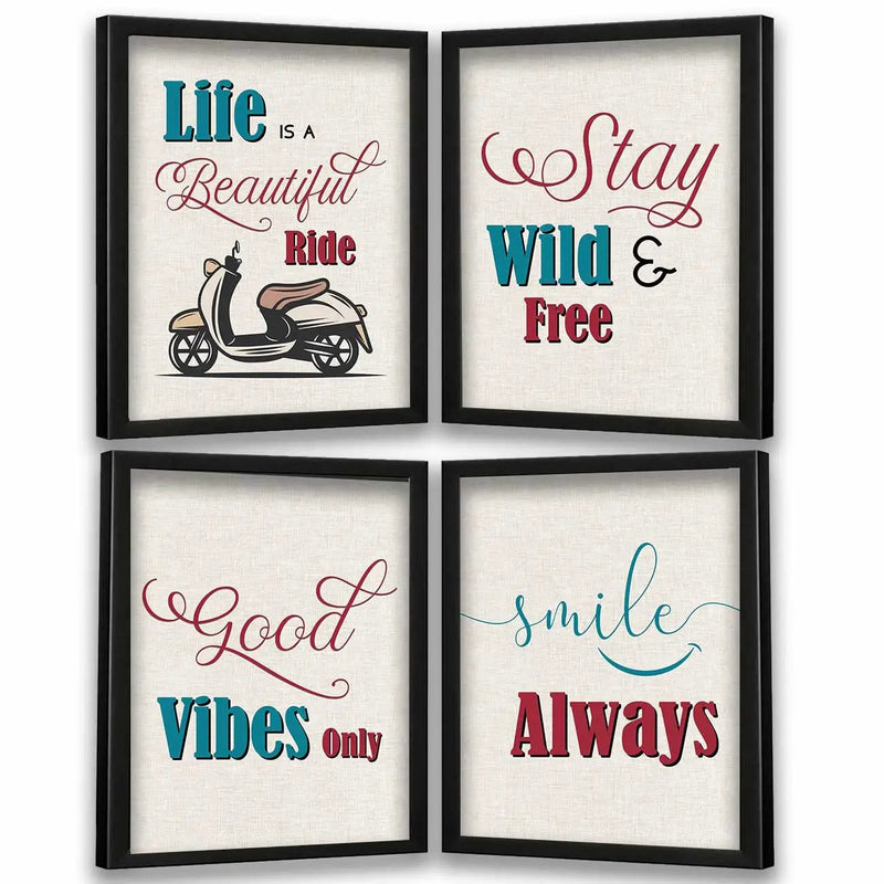 Motivational Quotes Framed Posters by Kotart store