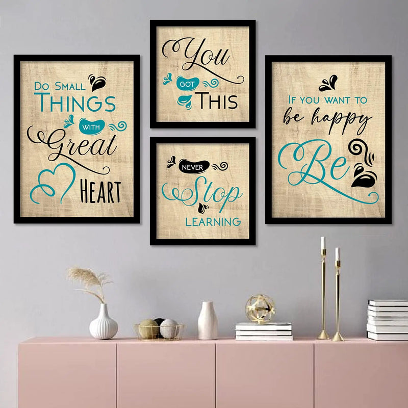 Motivational Quotes Framed Posters-Kotart