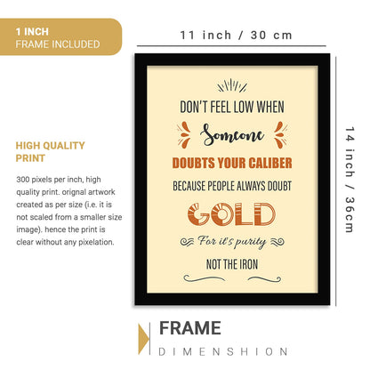 Motivational Quotes Posters with Frame-Kotart