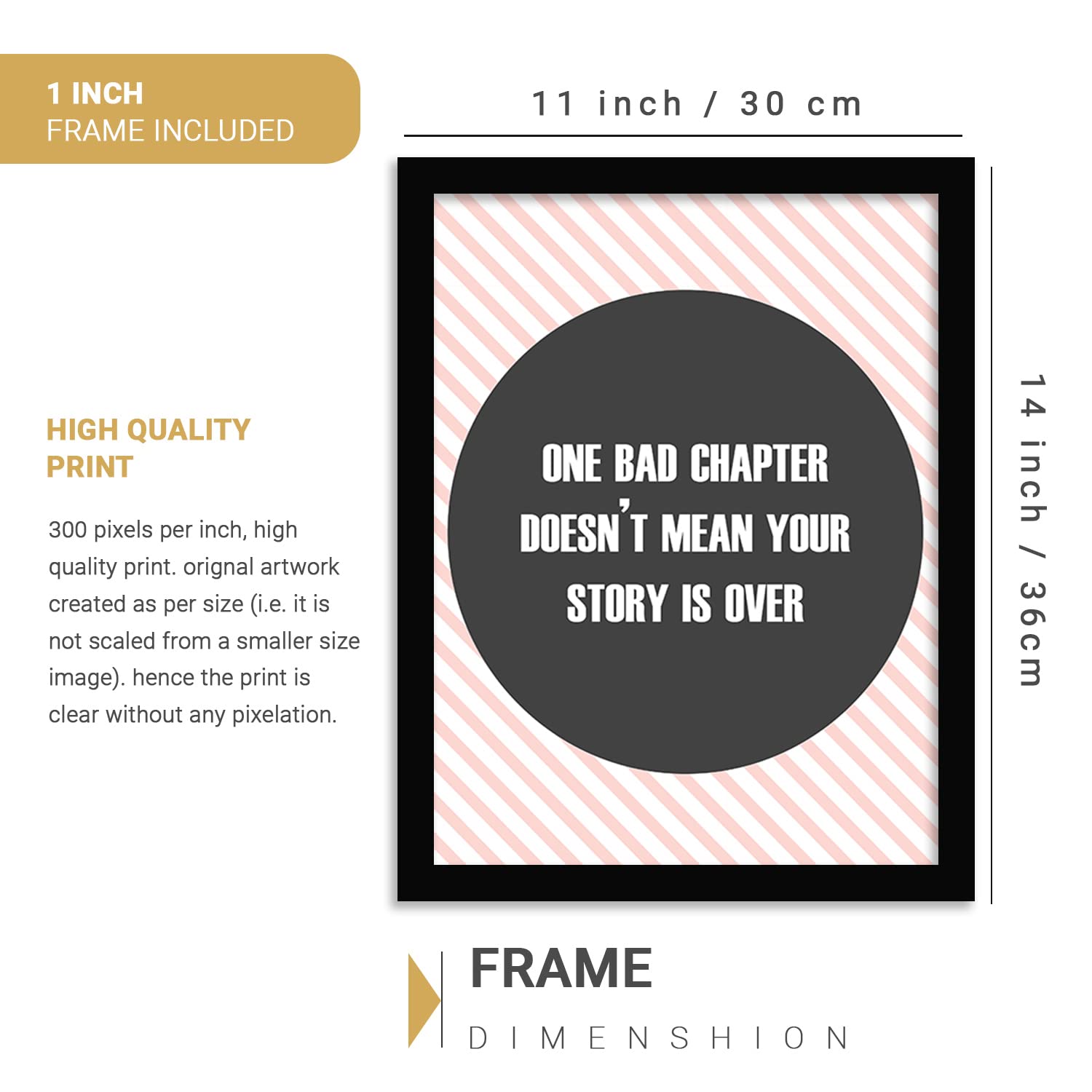 Motivational Quotes Posters with Frame-Kotart