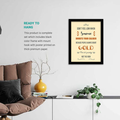 Motivational Quotes Posters with Frame-Kotart