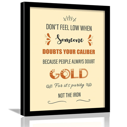 Motivational Quotes Posters with Frame-Kotart