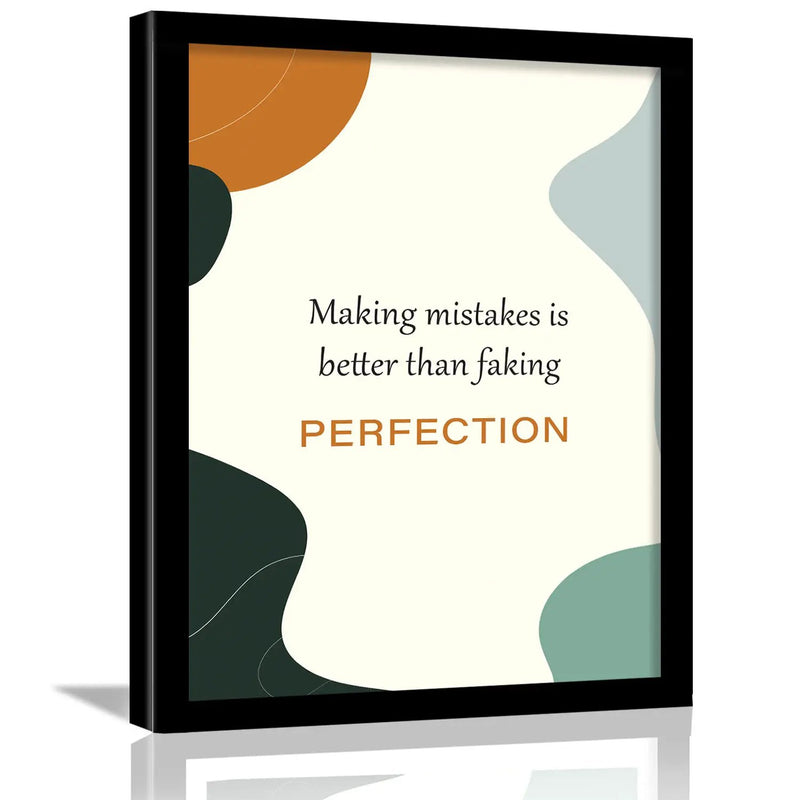 Motivational Quotes Wall Posters with Frame for Home Decor by Kotart store