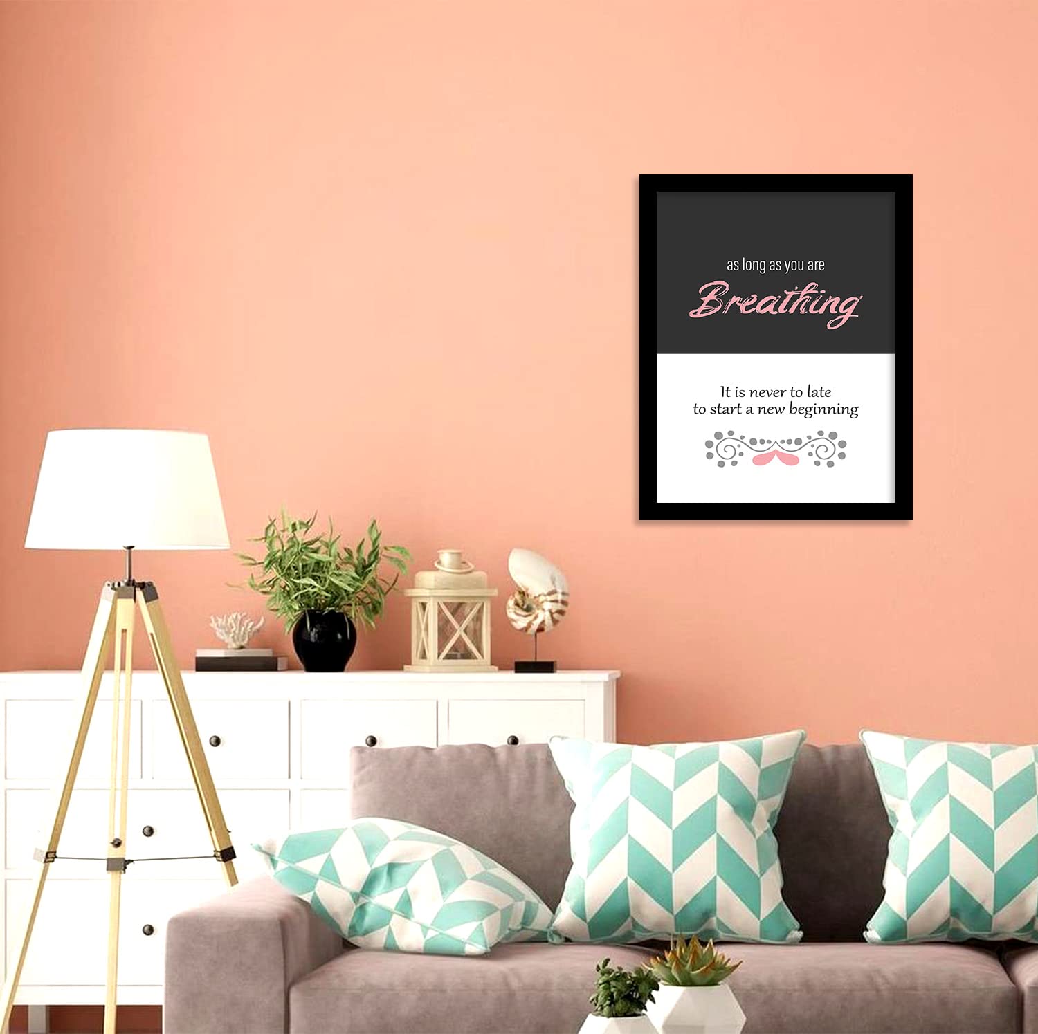 Motivational Wall Poster with Frame-Kotart