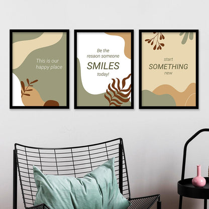 Motivational Wall Posters Set with Frame-Kotart