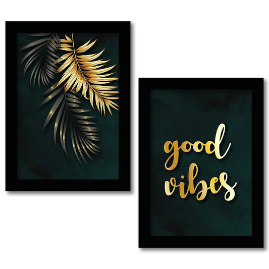 Nature Inspired Golden Magic Painting for Home Decor-Kotart