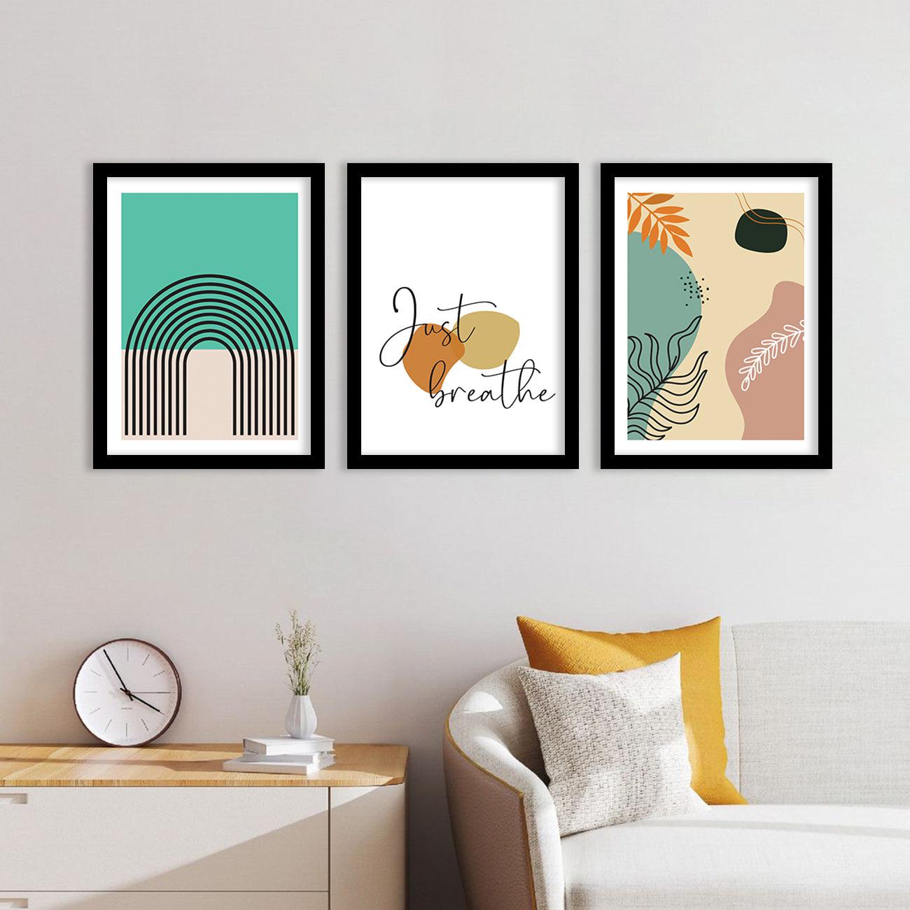 Nature Inspired Modern Art Wall Arts for Living Room Wall Decor : Luxury Escape-Kotart