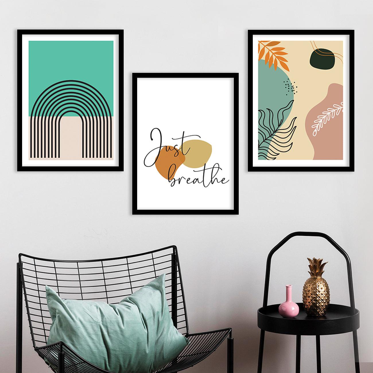 Nature Inspired Modern Art Wall Arts for Living Room Wall Decor : Luxury Escape-Kotart