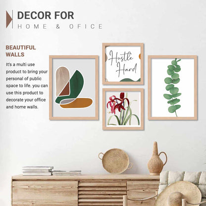 Nature Inspired Modern Art Wall Decor Framed Wall Paintings for Living Room, Bedroom-Kotart