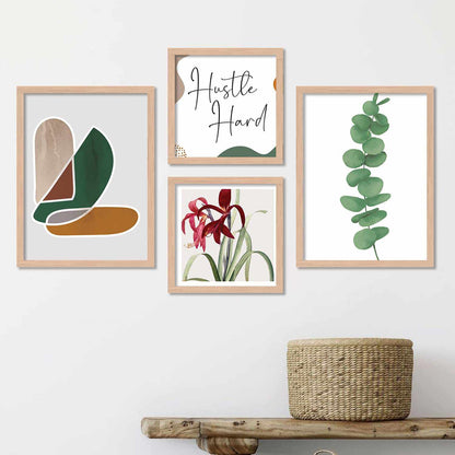 Nature Inspired Modern Art Wall Decor Framed Wall Paintings for Living Room, Bedroom-Kotart