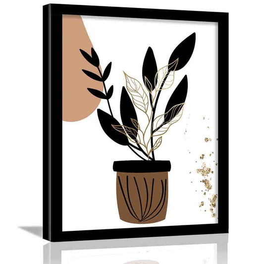 Nature Inspired Tropical Leaf Paintings / Poster for Home and Office-Kotart