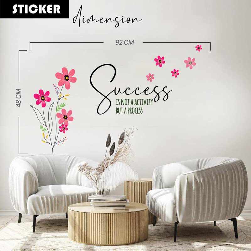 Nature Inspired Vibrant Floral Printed Wall Stickers / Decals for Home –  Kotart