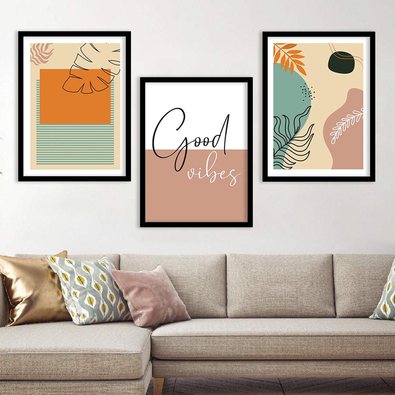 Nature Inspired Wall Art with Frame : Framed Modern Art Posters-Kotart