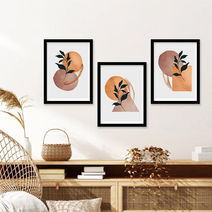 Nature Inspired Wall Arts for Living Room Wall Decor : Orange-Kotart