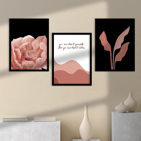 Nature Inspired Wall Arts for Living Room Wall Decor : Orange-Kotart