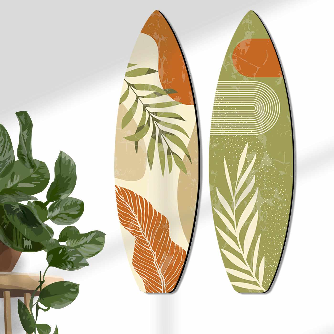 Nature Inspired Wall Hangings for Wall Decoration - MDF Wood Wall Hangings-Kotart