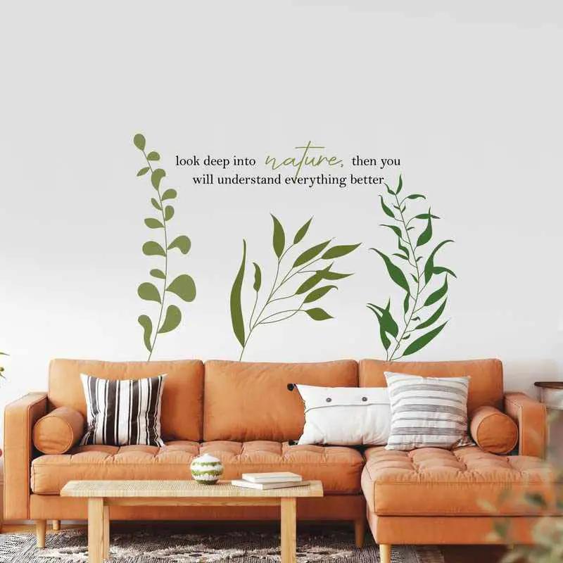 Nature Inspired Wall Stickers / Decals for Home Decor-Kotart