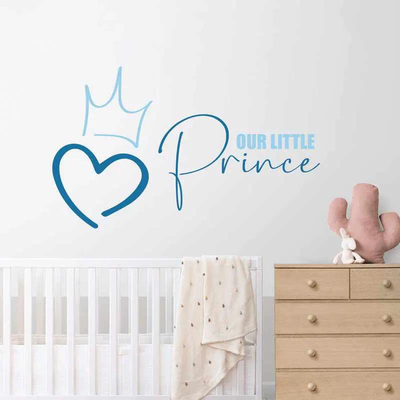 Our Little Prince HD Printed Vinyl Wall Stickers / Decals for Kids Room Wall Decor-Kotart