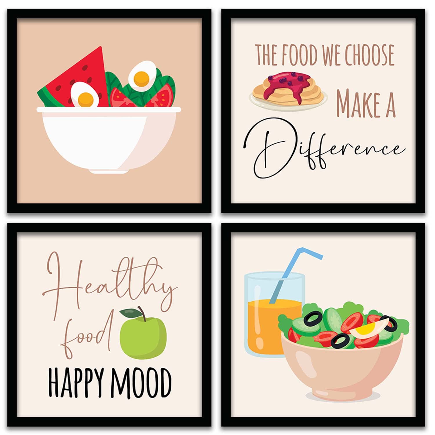 Photo Frames for Kitchen and Restaurant Wall Decoration – Kotart