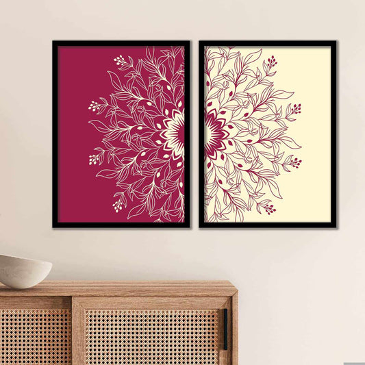 Pink Mandala Marvels - Set of 2-Kotart