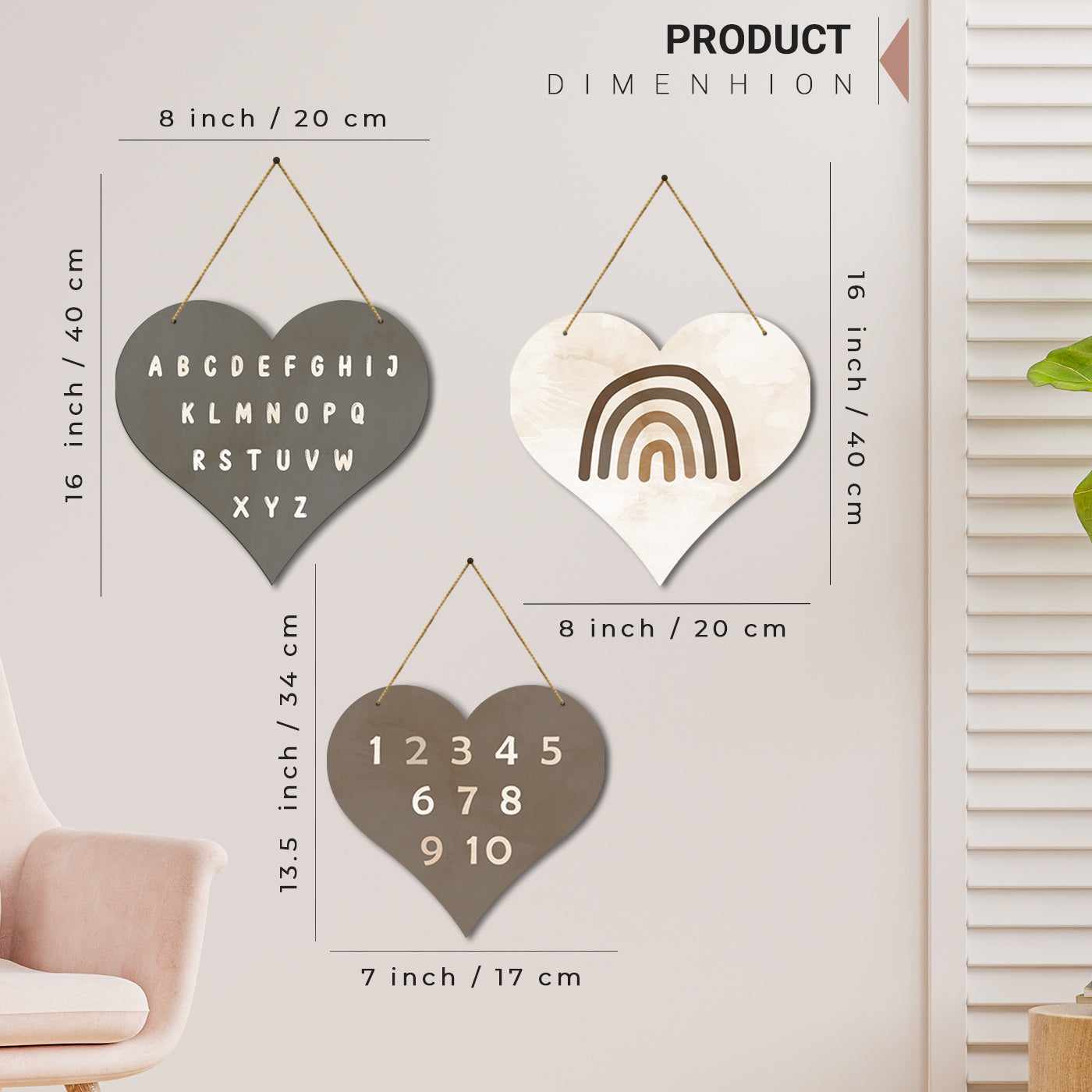 Playful Wall Hangings for Kids Room Wall Decoration-Kotart