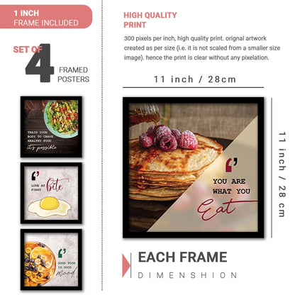 Restaurant Gallery Wall Art: Frame Combo - Set of 8-Kotart