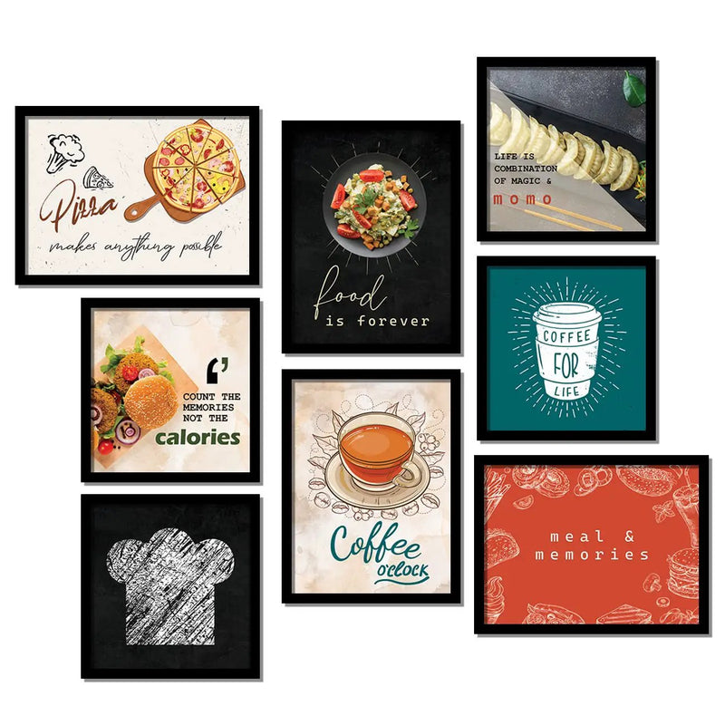 Restaurant Gallery Wall Decor - Set of 8-Kotart