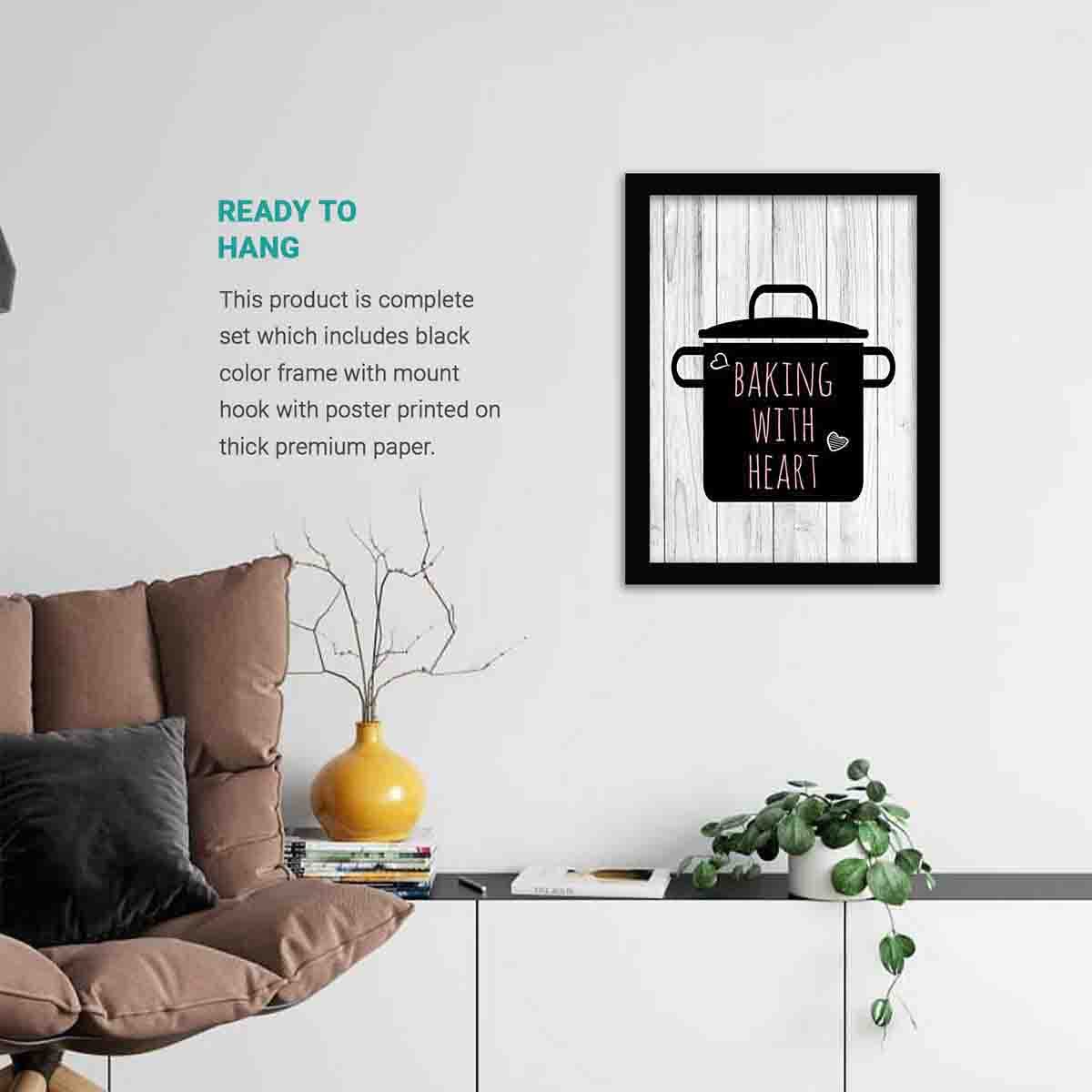 Restaurant Theme Wall Posters with Frame-Kotart