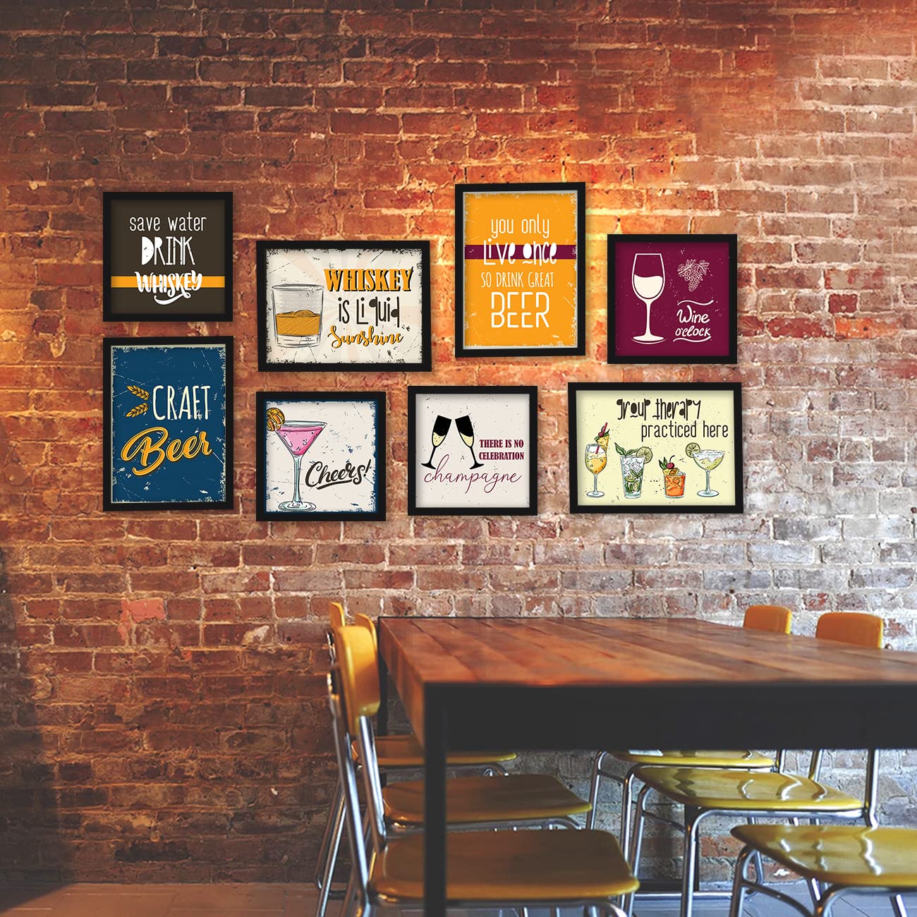 Restaurant Wall Wonders - Set of 8-Kotart