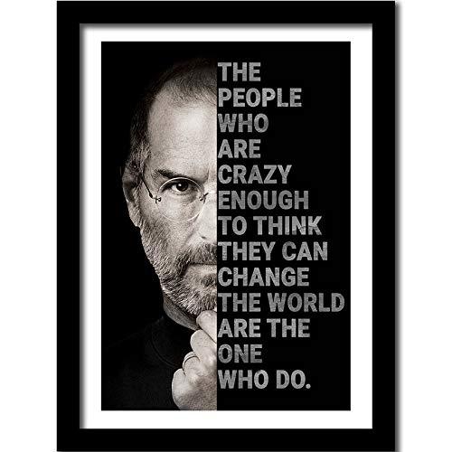 Steve Jobs Motivational Quotes Framed Wall Posters-Kotart