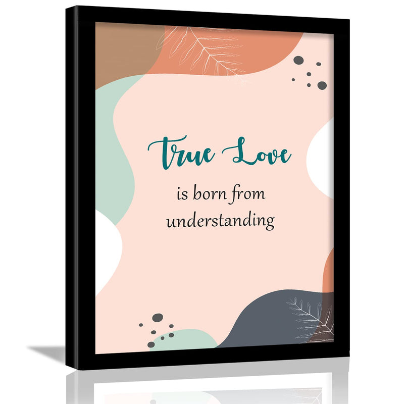 True Love Motivational Quotes Posters by Kotart store