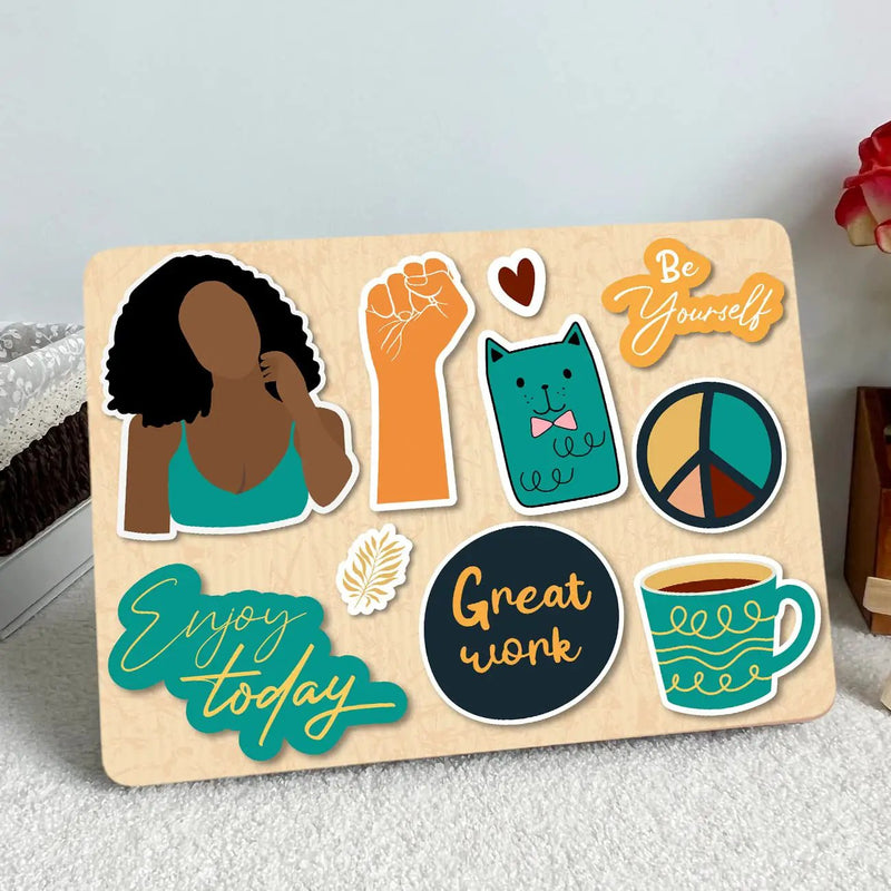 Vibrant Graphic Laptop Skin Upto 15.6 inch by Kotart store