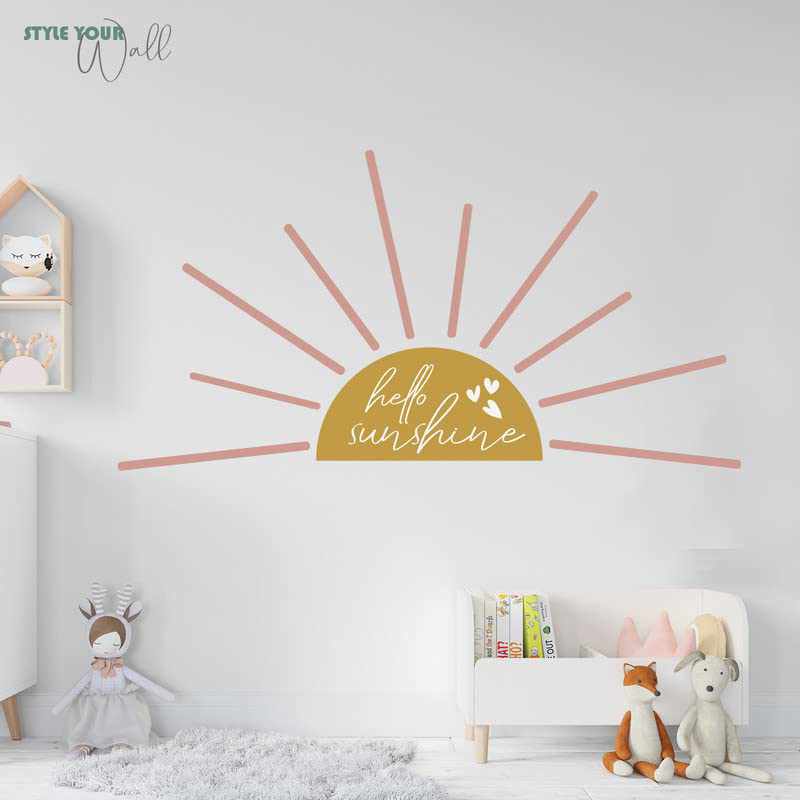 Vibrant Printed Vinyl Wall Stickers for Living Room Bedroom Kids