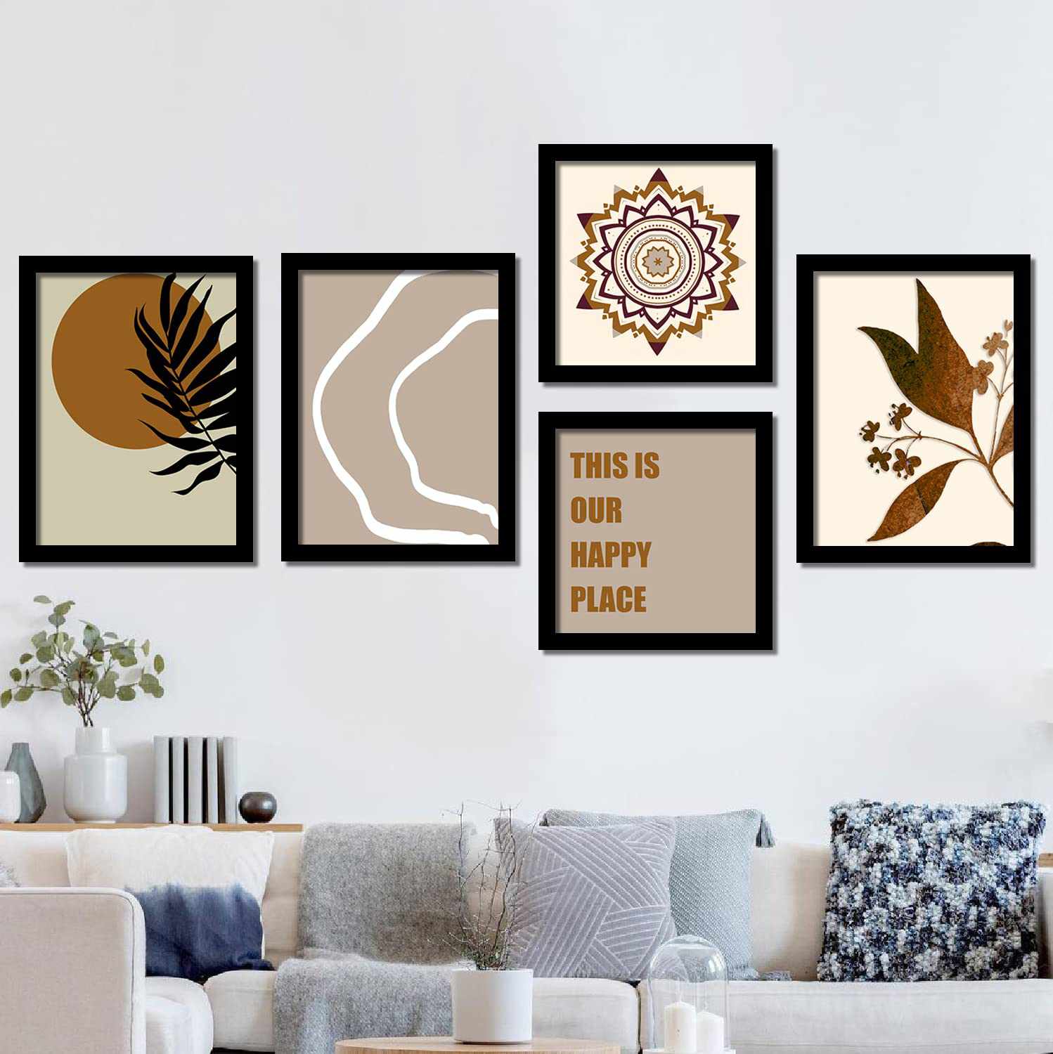 Vintage Mandala Art Wall Decor Paintings for Living Room-Kotart